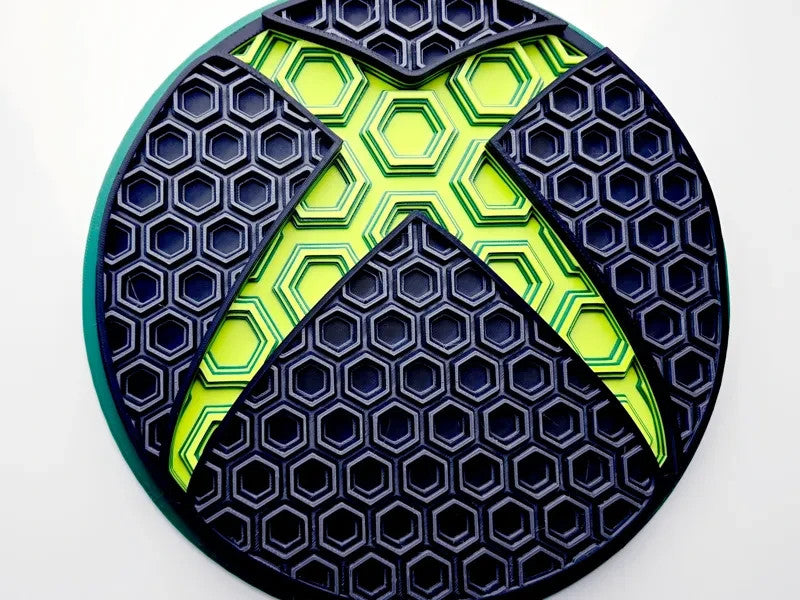 Xbox Wall Art Or Display 3D printed Dimensional Mosaic