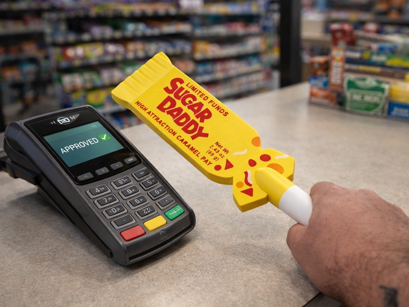 Credit Card Wand Tap To Pay, Contactless Pay Card Holder Sugar Daddy