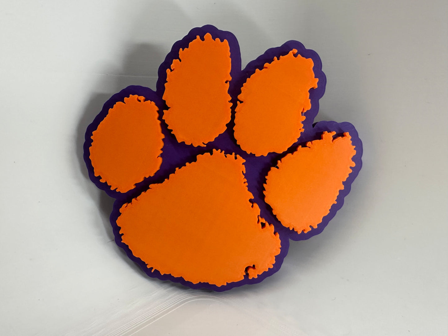 Clemson Tigers Logo 1977 3D Printed Logo Wall Sign