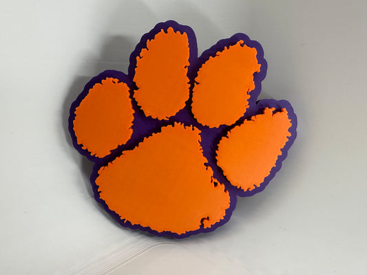 Clemson Tigers Logo 1977 3D Printed Logo Wall Sign