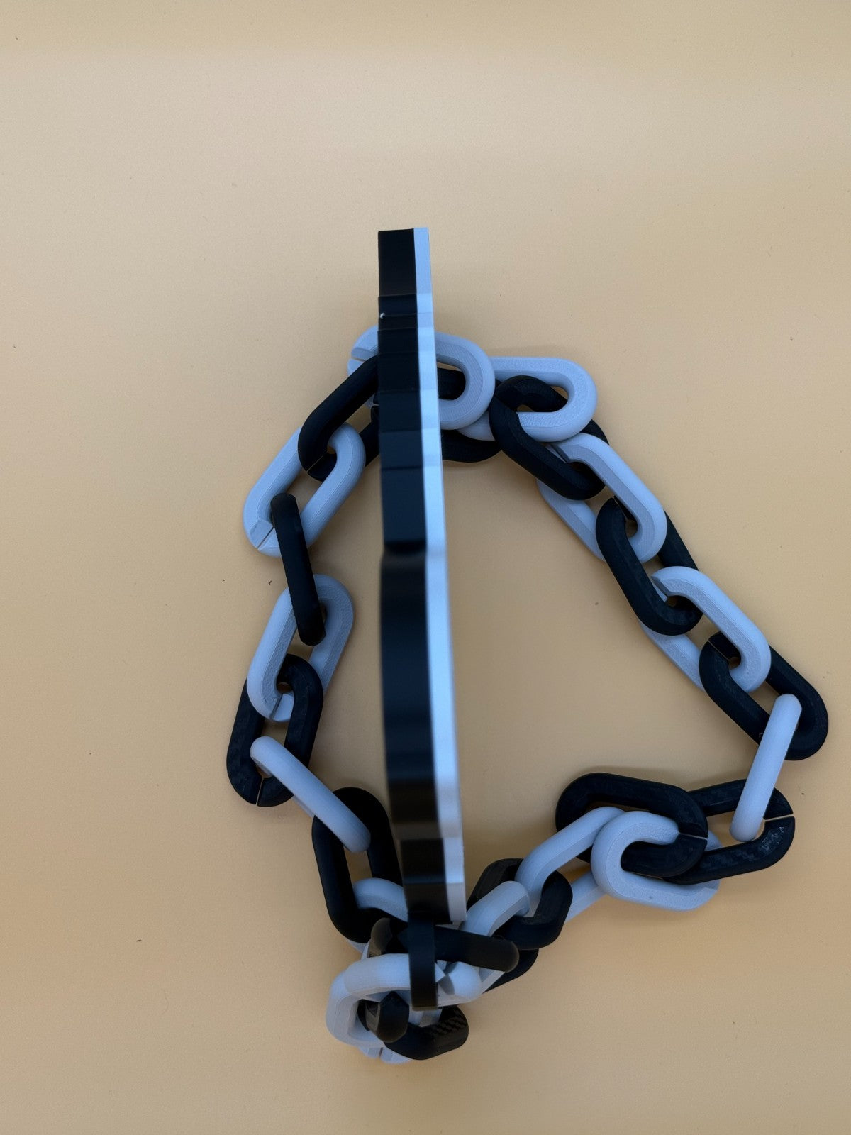 Maine Black Bears Oversized Necklace, Hype Turnover Chain Handmade 3D Printed