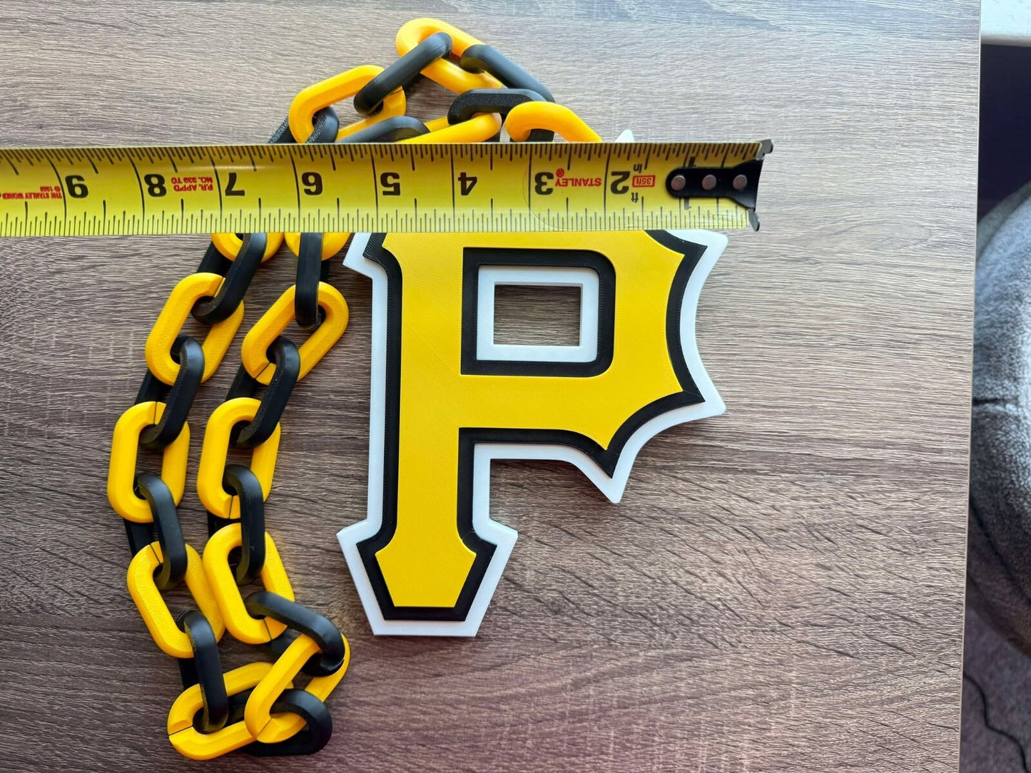 Pittsburgh Pirates Oversized Necklace, Hype Chain [Made To Order]