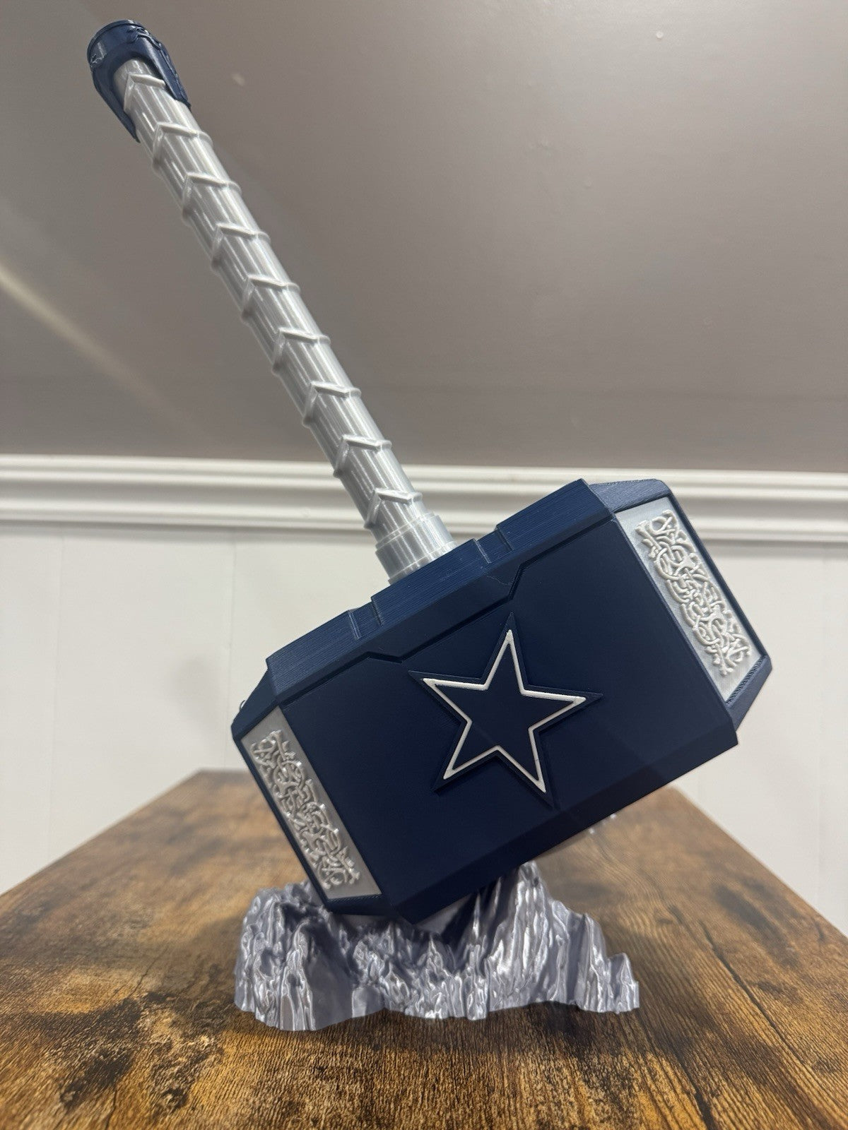 Dallas Cowboys Thor Hammer Decoration NFL football Fan Gift Man Cave Desk Office