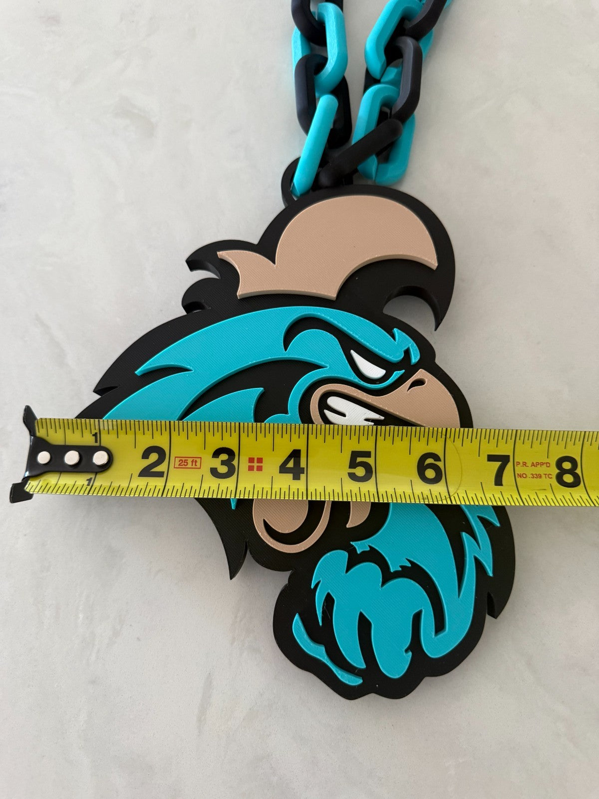 Coastal Carolina Chanticleers Oversized Fan Necklace, Hype Chain