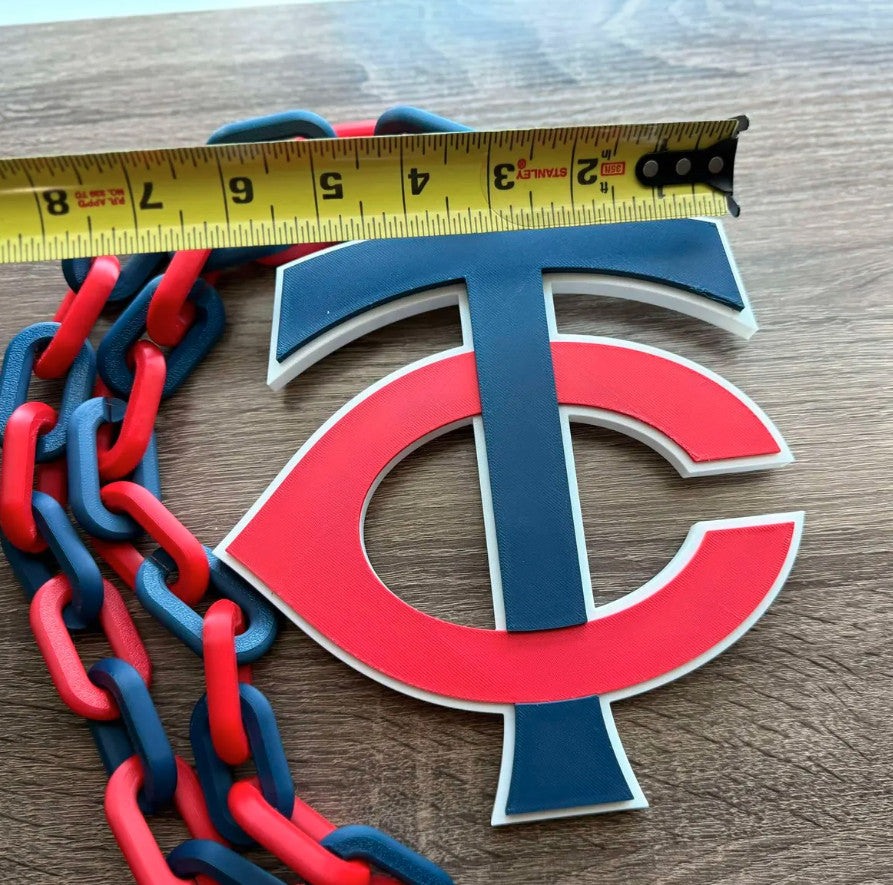 Minnesota Twins 3D Printed Sports Chain, Necklace