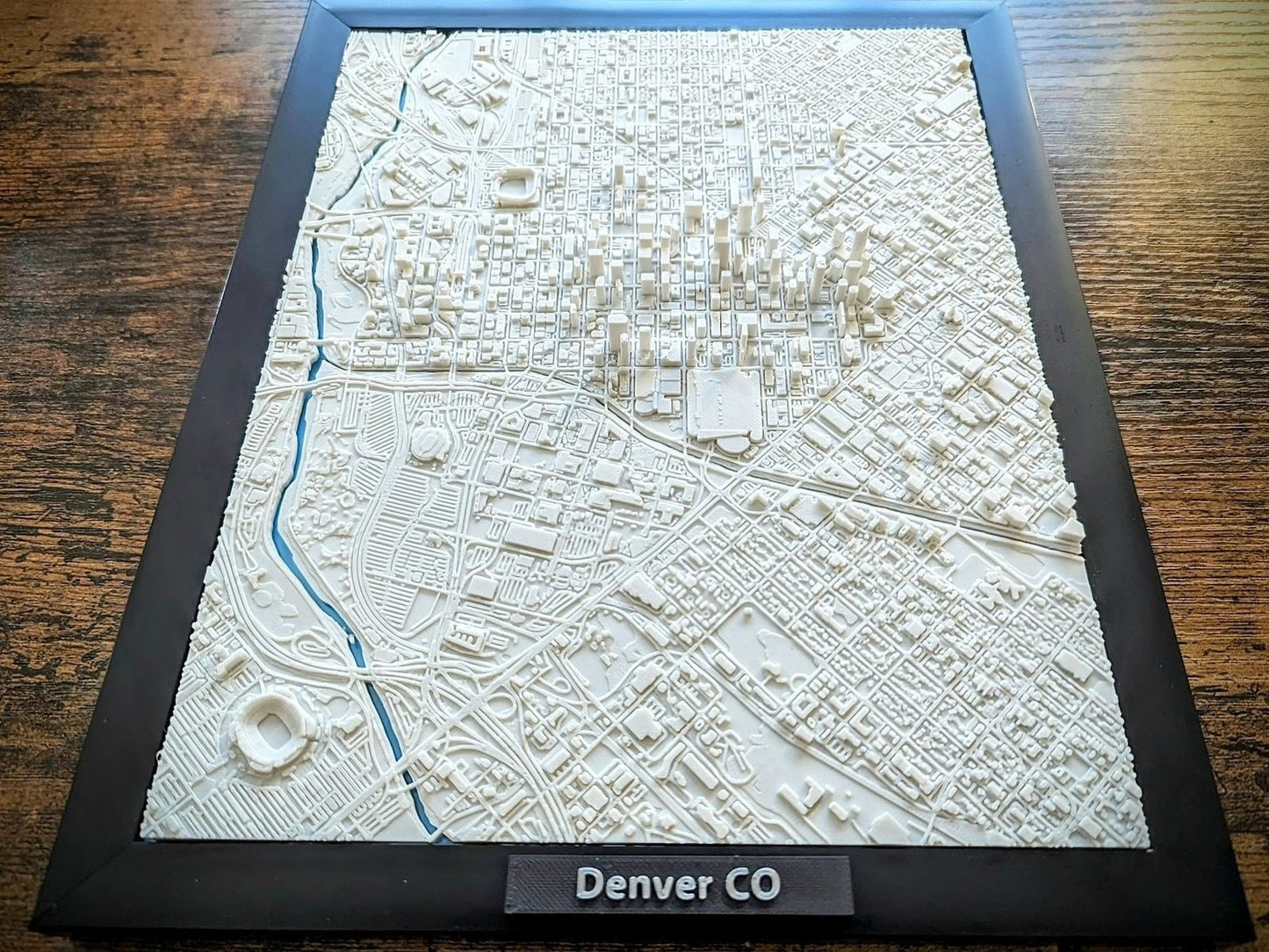 Denver Colorado USA 3D City Map