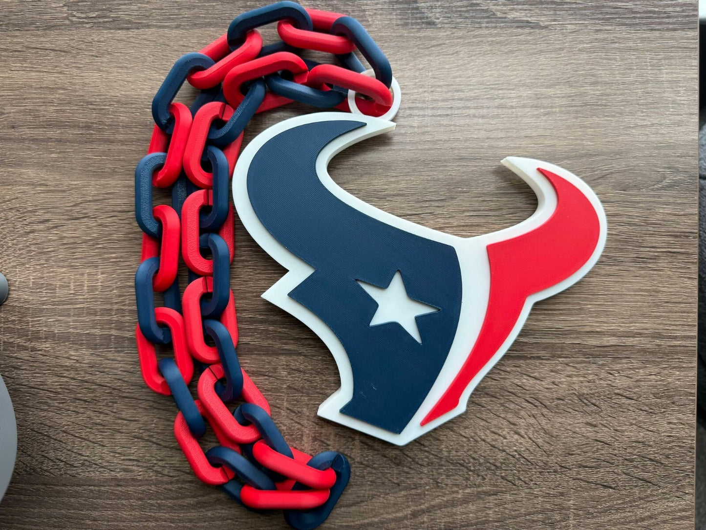 Houston Texans 3D Printed Sports Chain, Hype Chain [Made To Order]