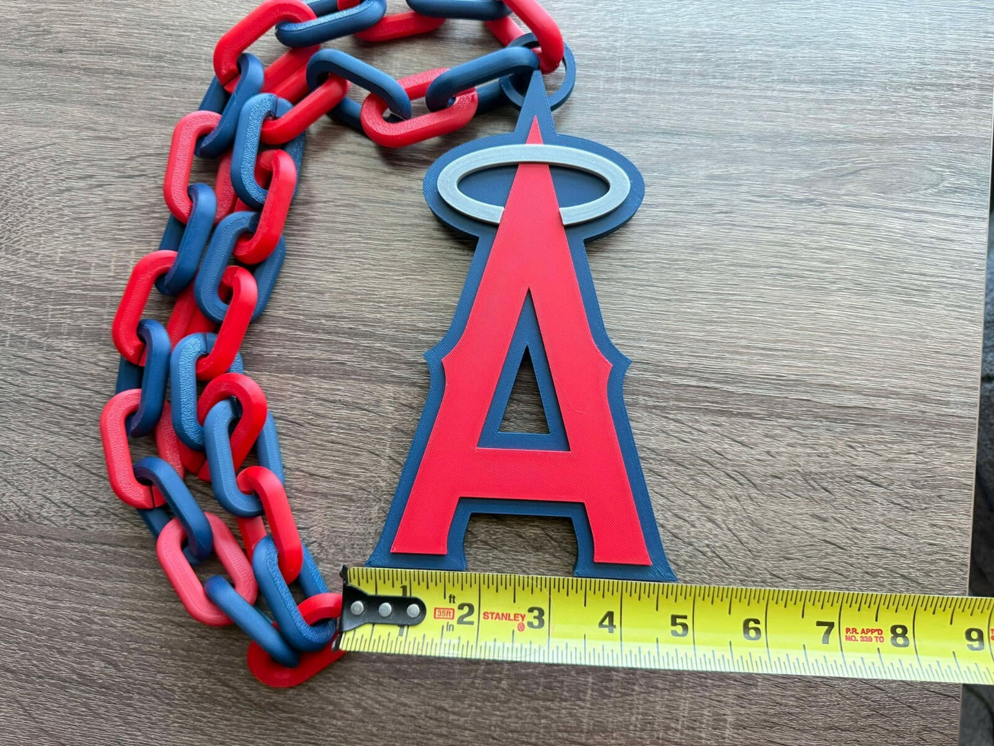 Los Angeles Angels Oversized Necklace, Hype Chain [Made To Order]