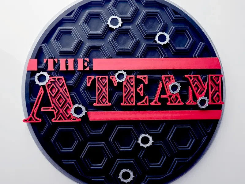 A Team Wall Art Or Display 3D printed Dimensional Mosaic