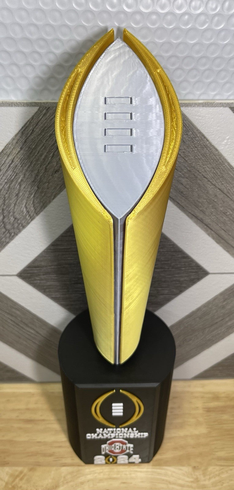 Ohio State Football National Championship Replica 3D-Printed Trophy (14-in)
