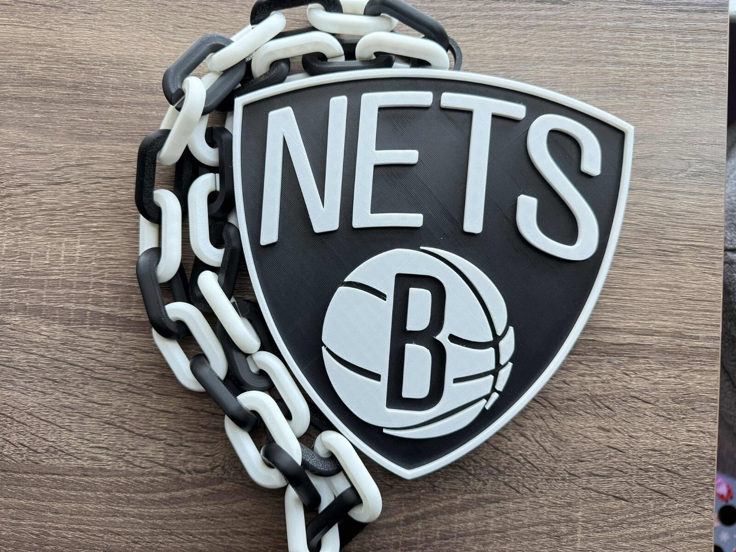 Brooklyn Nets Oversized Necklace, Pendant