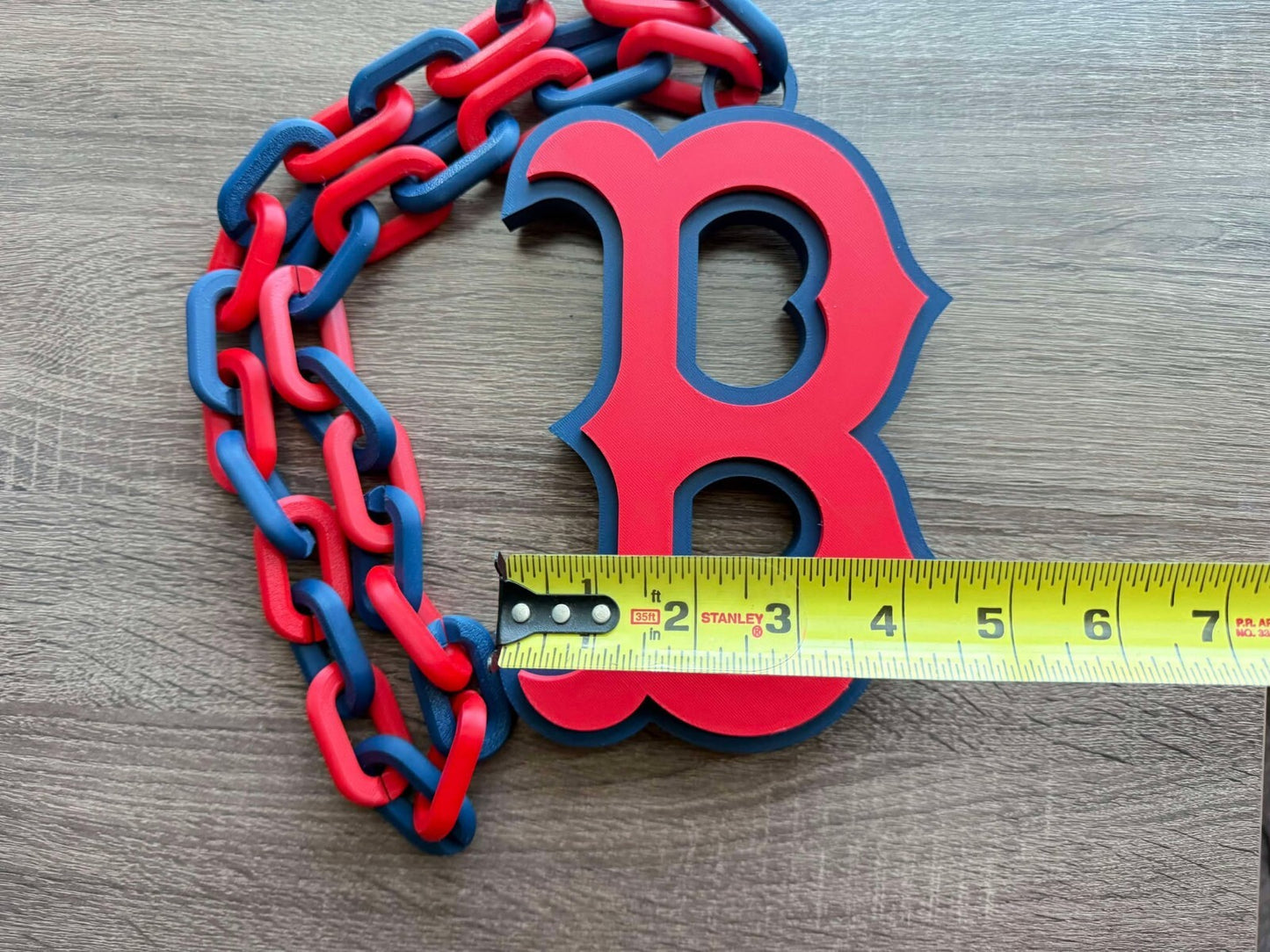 Boston Red Sox Oversized Necklace, Pendant