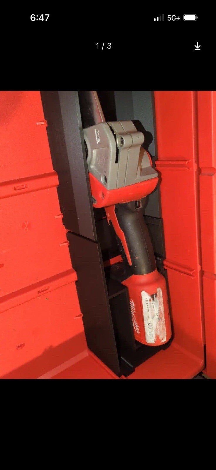 Custom-Fit Organizer Insert for Milwaukee M12 PVC Pipe Shear (2470-20)