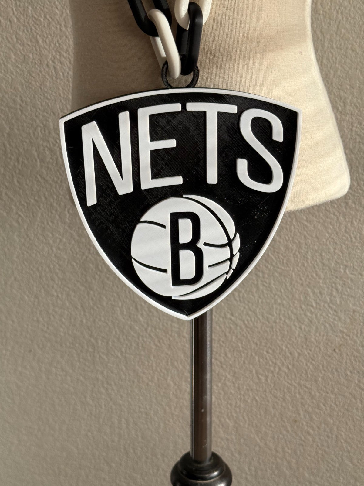 Brooklyn Nets Oversize Logo Necklace Hype Chain