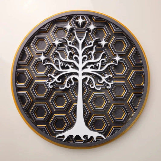 LOTR Lord Of The Rings Wall Art Or Display 3D printed Dimensional Mosaic