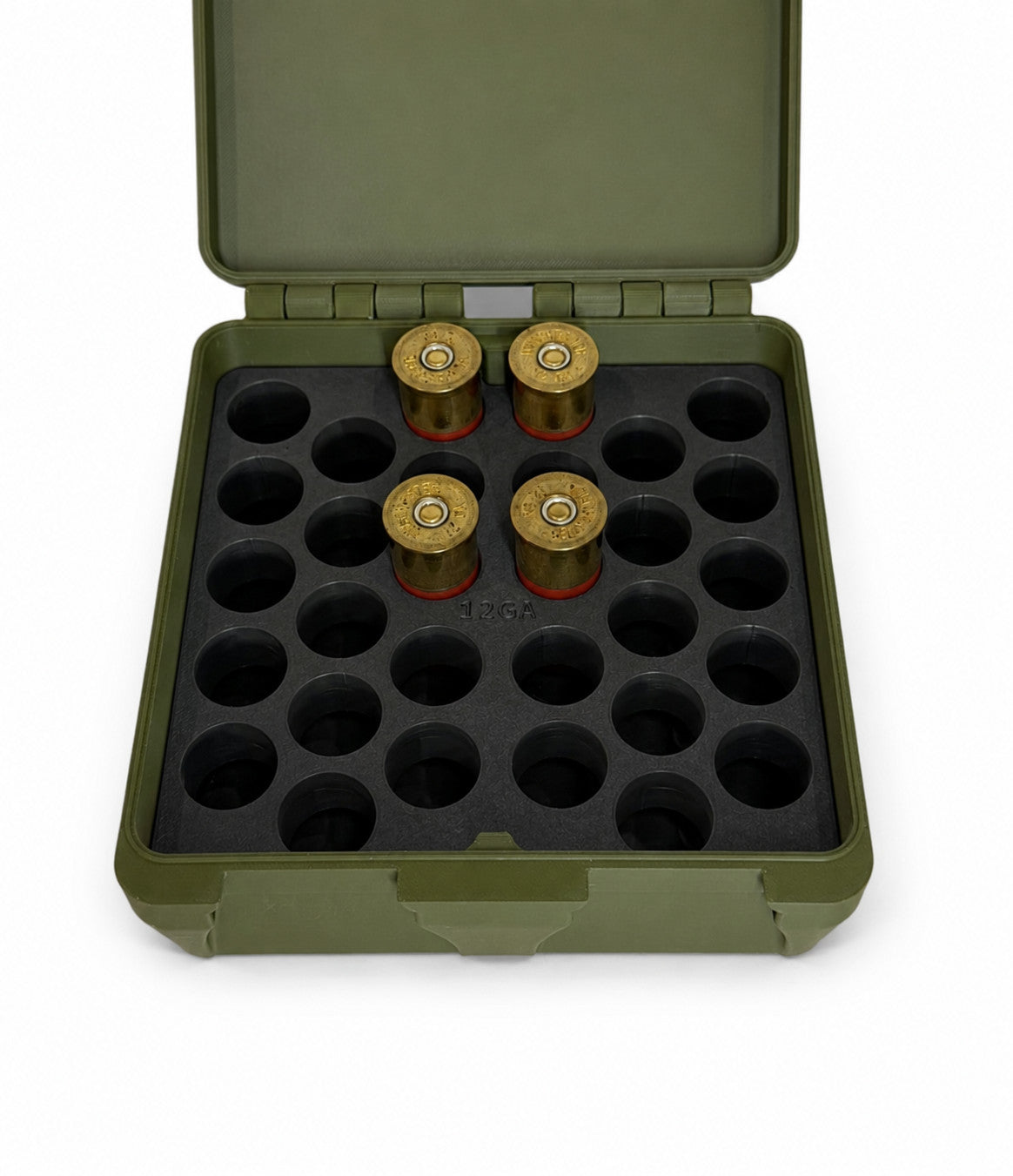 16 Gauge Ammo Box - Fits Up to 3 Inch Shells – 30 Rounds - Snap Close Storage