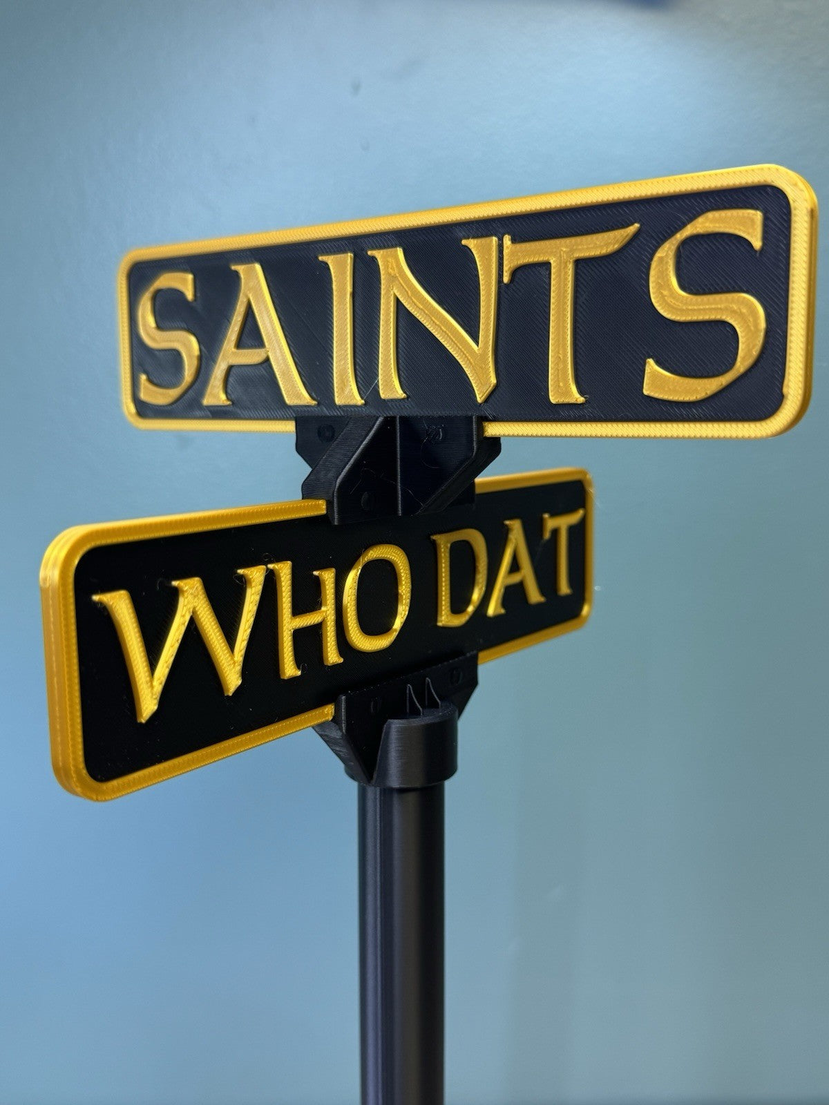 New Orleans Saints Street Sign Man Cave Memorabilia Office Desk Decor Fan Gift
