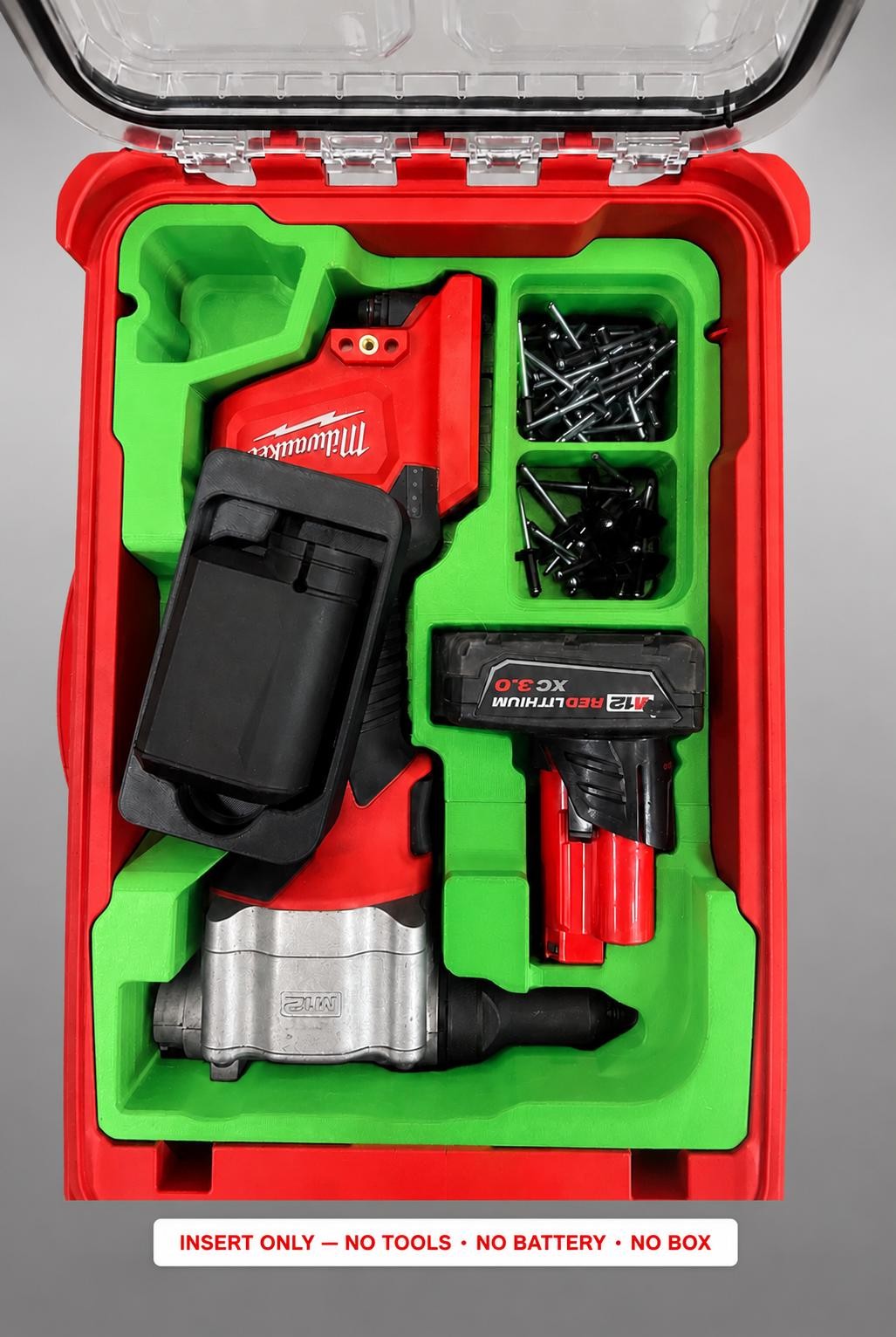 Milwaukee Packout Insert for M12 Cordless Rivet Tool