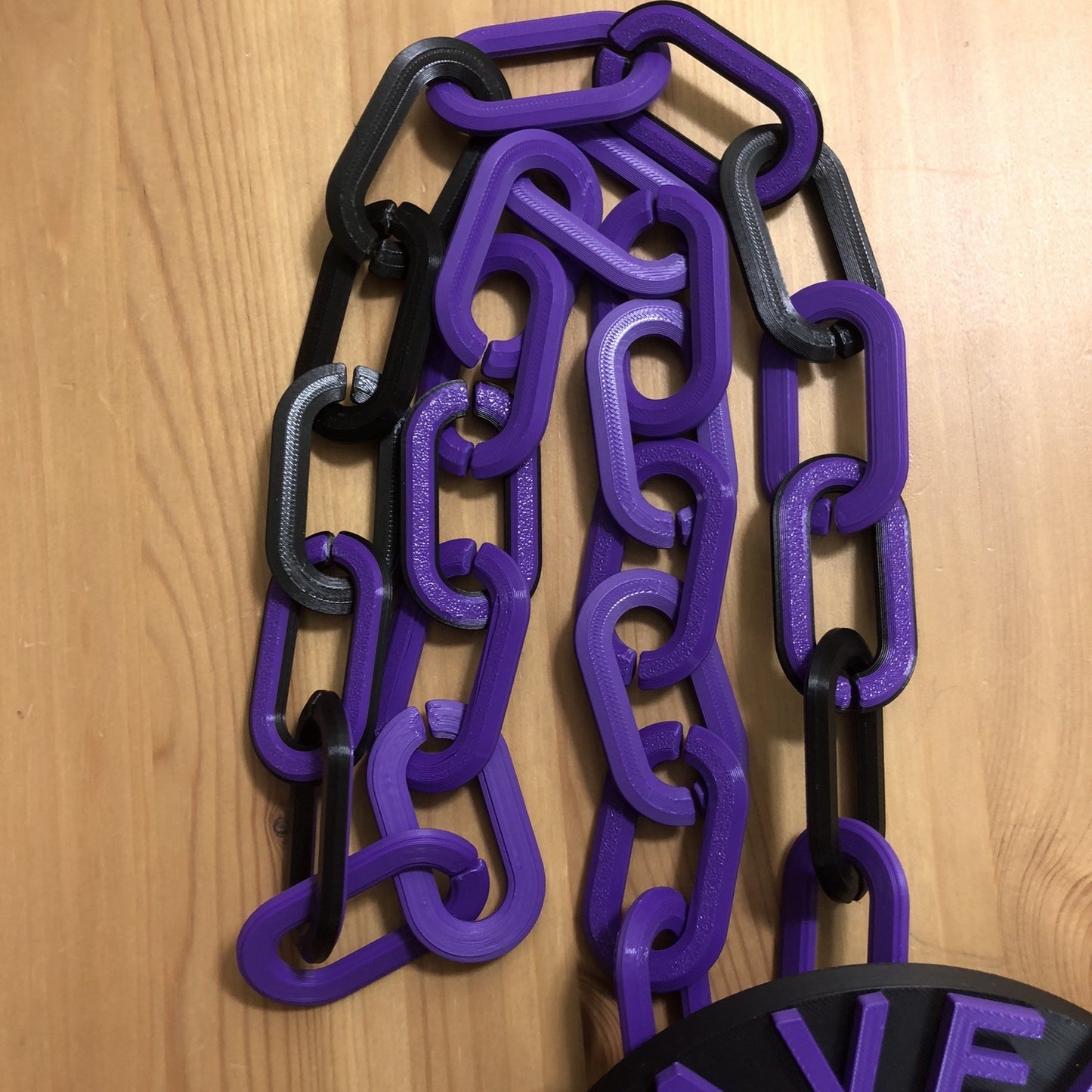 Baltimore Ravens 3D Printed Spinning Fan Chain Purple Black Football NFL