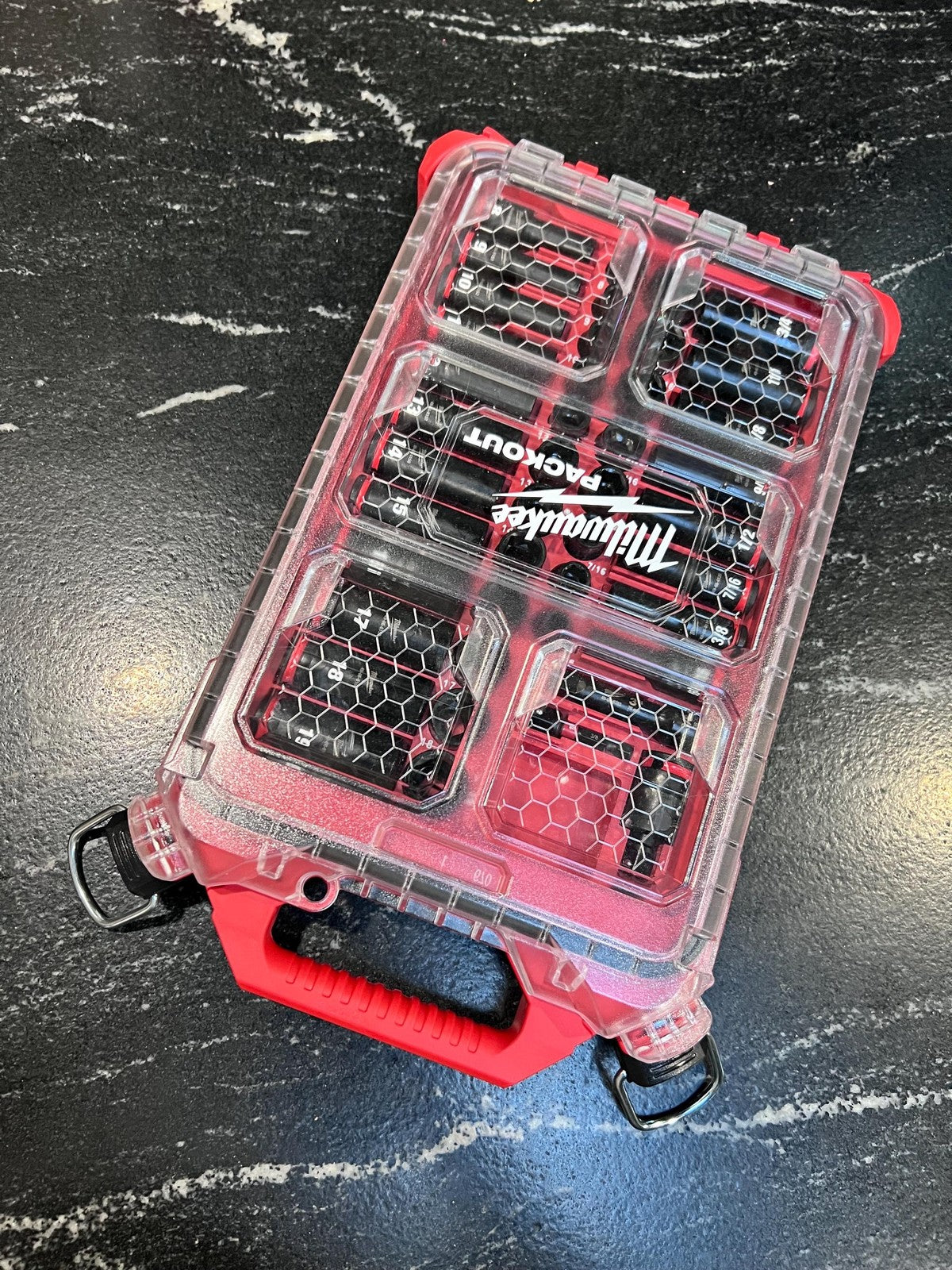 Milwaukee Compatable 3/8in 43PC Impact Socket Packout Insert Tray