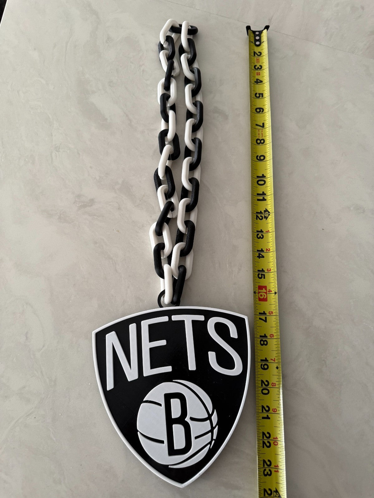 Brooklyn Nets Oversize Logo Necklace Hype Chain