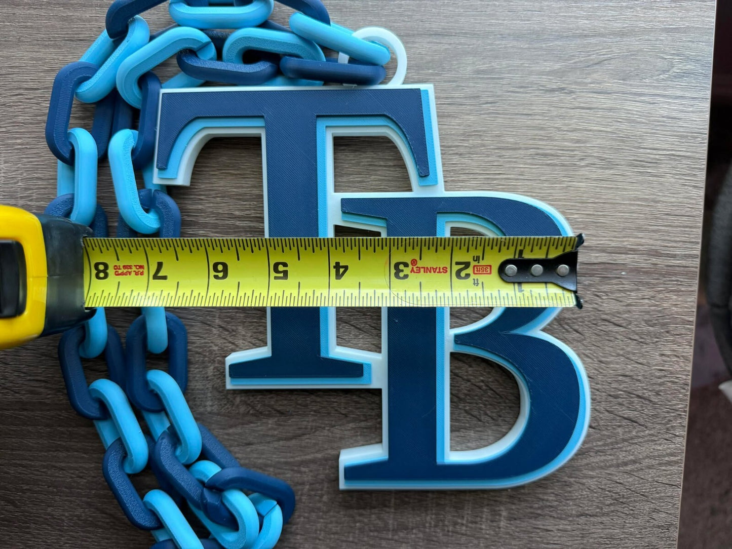 Tampa Bay Rays Oversized Necklace, Pendant