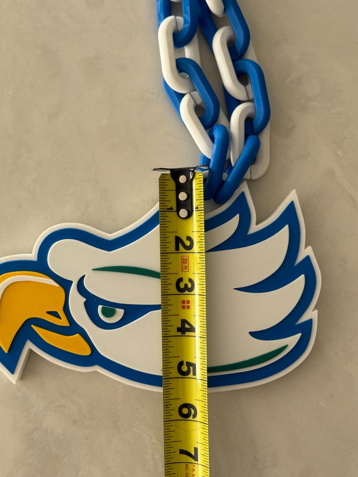 Florida Gulf Coast Eagles Oversized Fan Necklace, Hype Chain