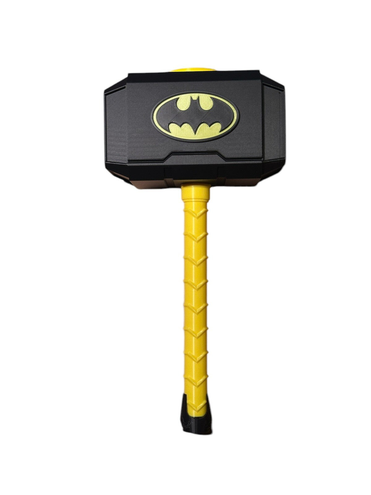 Batman Mjolnir Thor's Hammer. Life Size  3D Printed Fan Art