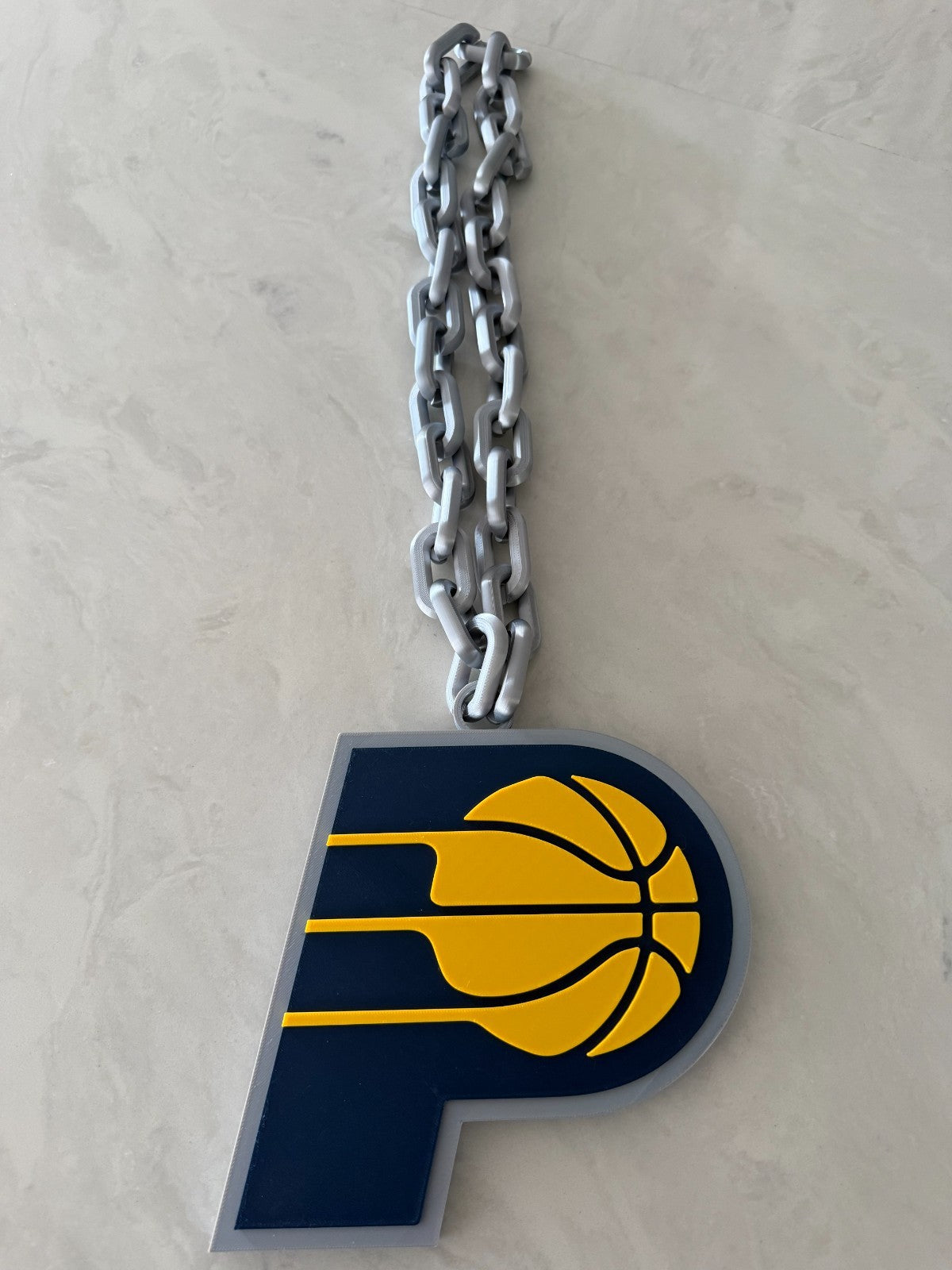 Indiana Pacers Oversized Necklace Pendant Handmade 3D Printed