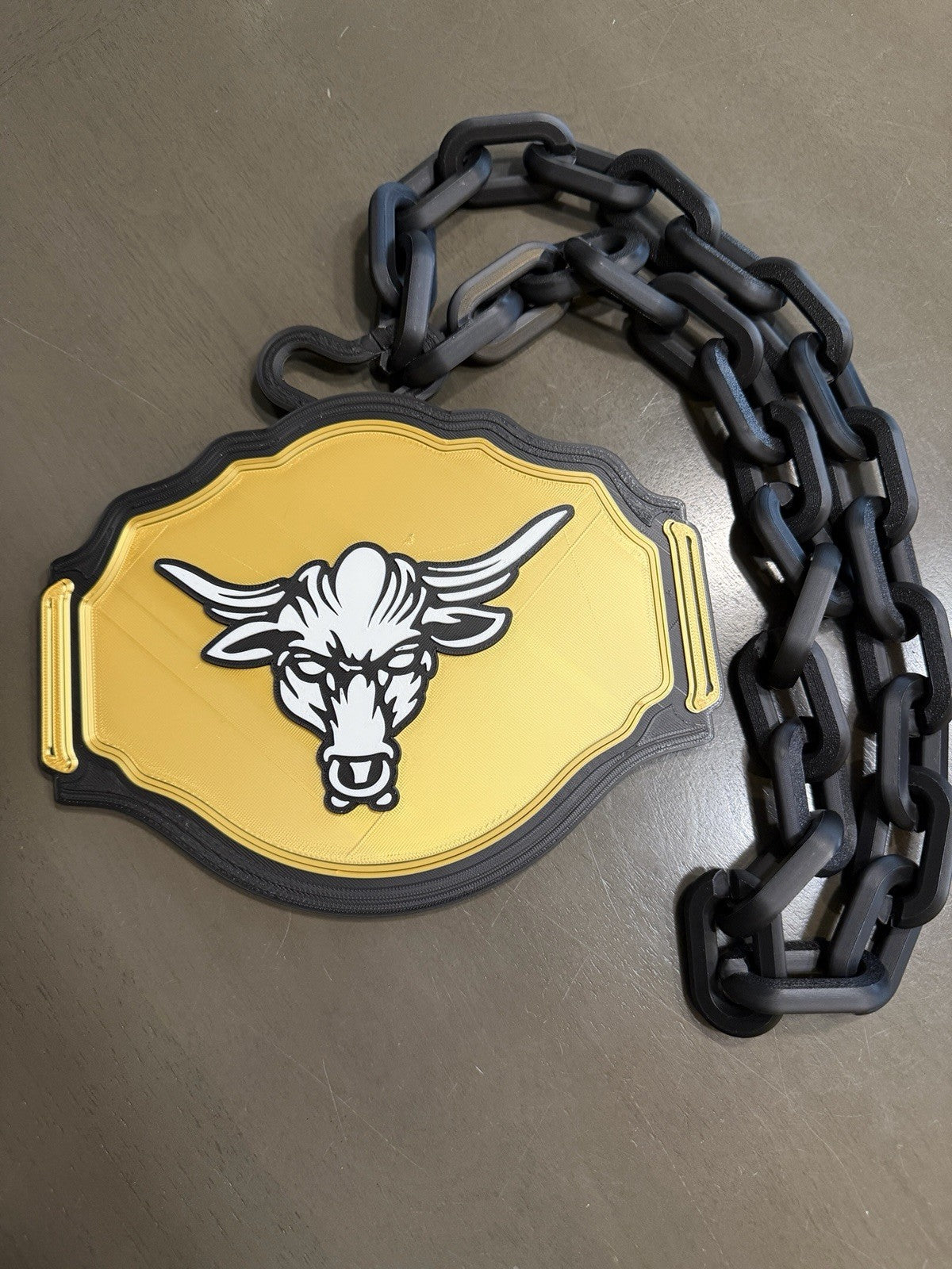 The Rock WWE championship belt hype fan chain OR desk display!  Pick one!