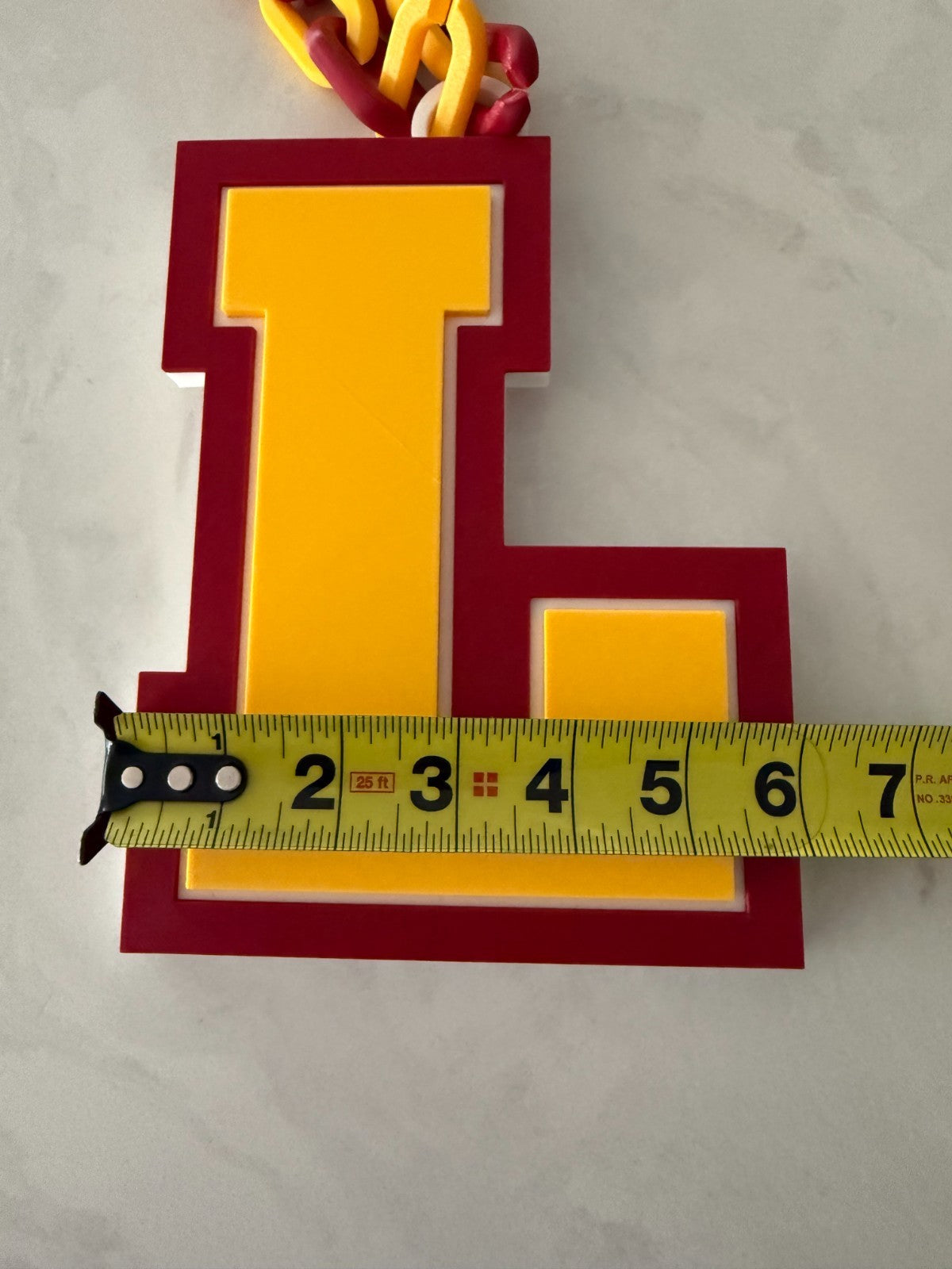 Loyola Chicago Ramblers Oversized Necklace Turnover Hype Chain Handmade 3D Print