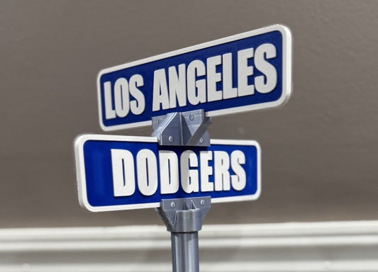 Los Angeles Dodgers Street Sign Office Desk Decor Man Cave Baseball Unique Gifts