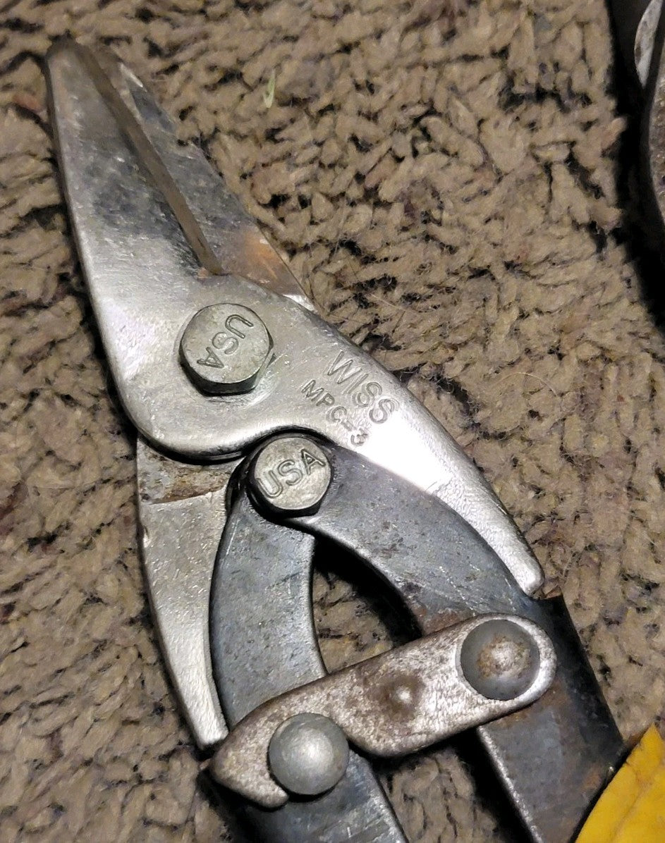 Lot 3 Wiss MPC-3 M2 M6 Multi-Purpose Tin Snips Cutter