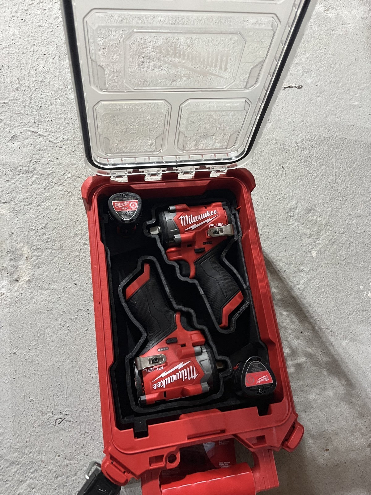 Milwaukee PACKOUT Insert – M12 FUEL Gen 3 Impact Wrench Set (Insert Only)