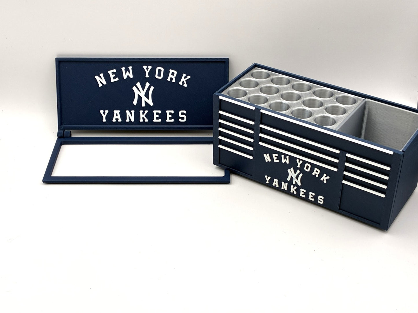 New York Yankees Mini Toolbox Pen Holder – Sports Fan Desk Organizer