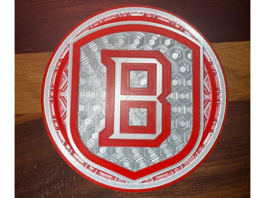Bradley Braves Wall Art Or Display 3D printed Dimensional Mosaic