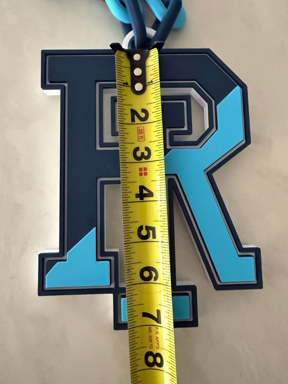 Rhode Island Rams Oversized Logo Necklace Hype Chain HandMade 3D Printed