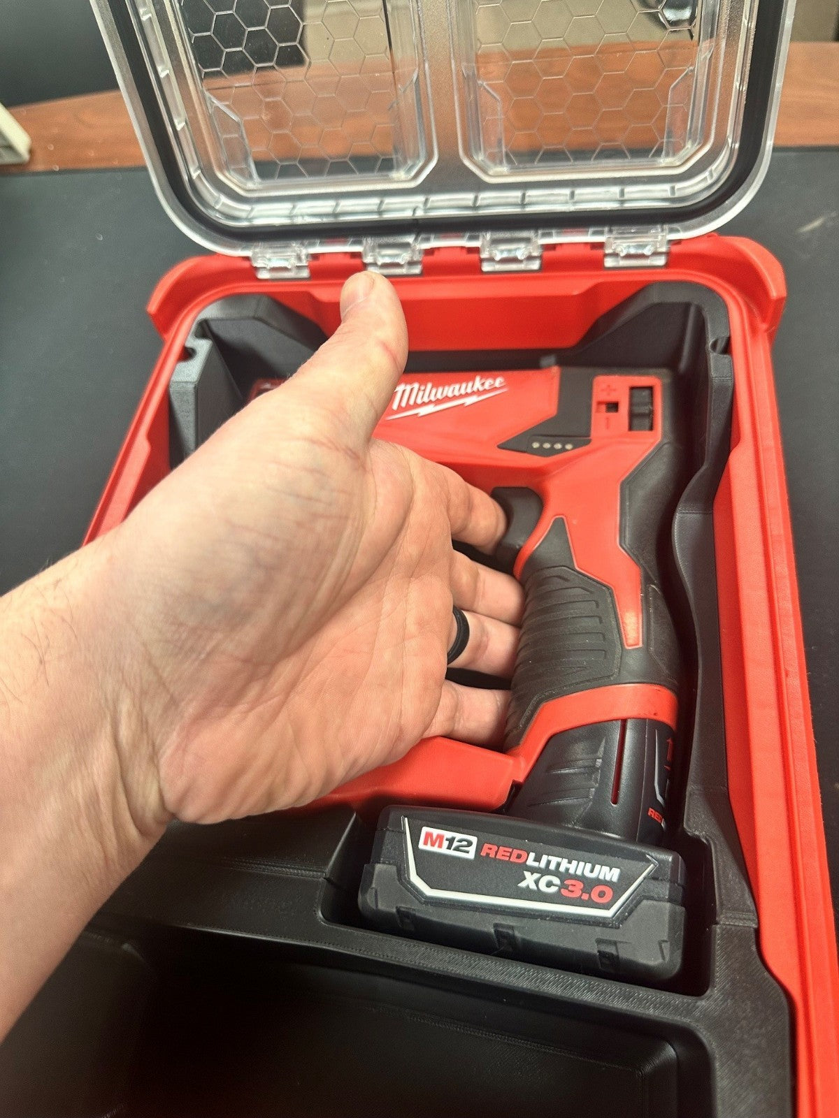 Fits Milwaukee M12 2447-20 Crown Stapler PACKOUT Organizer Insert (Insert Only)