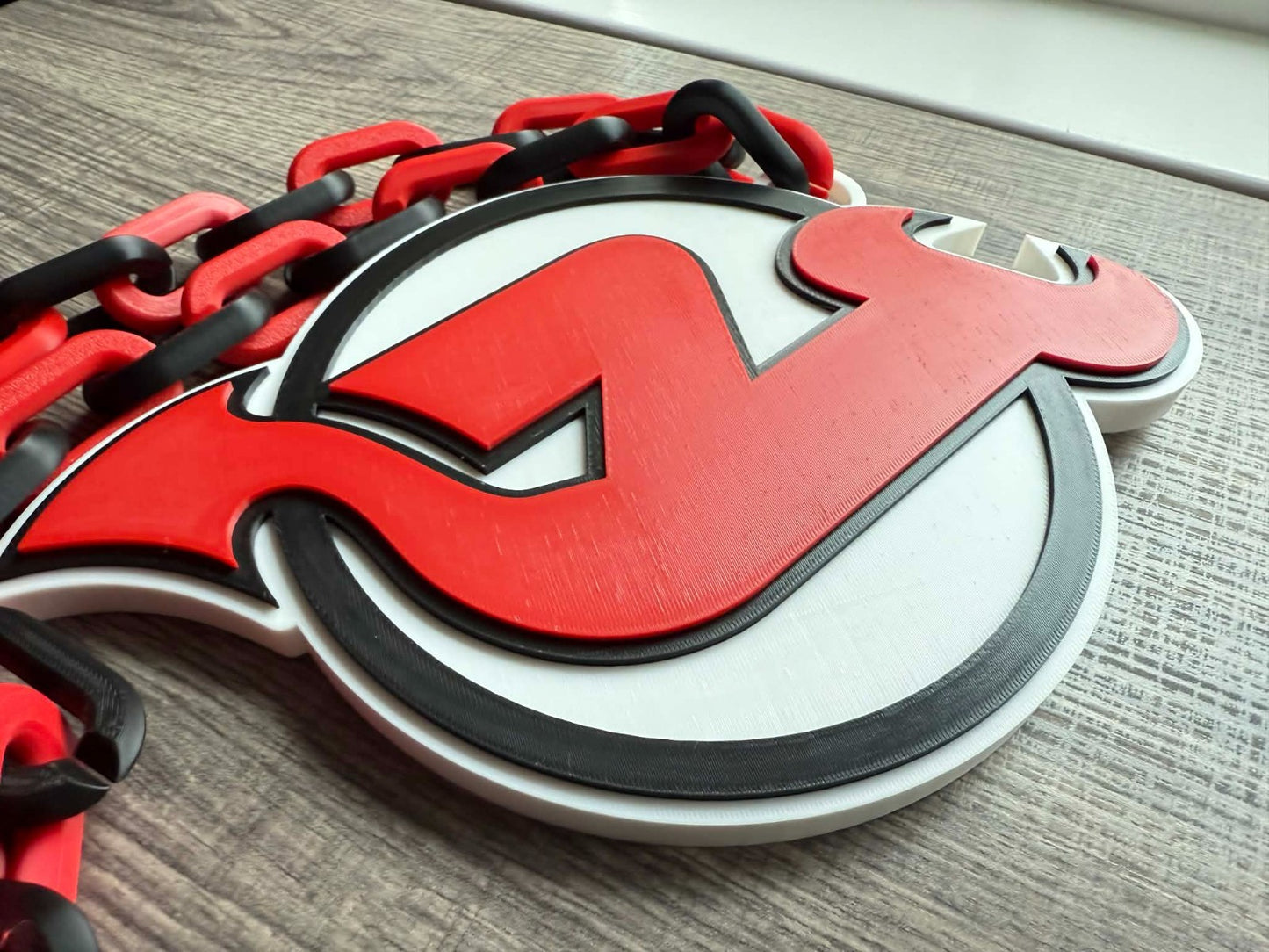New Jersey Devils Oversized Necklace, Hype Chain [Made To Order]