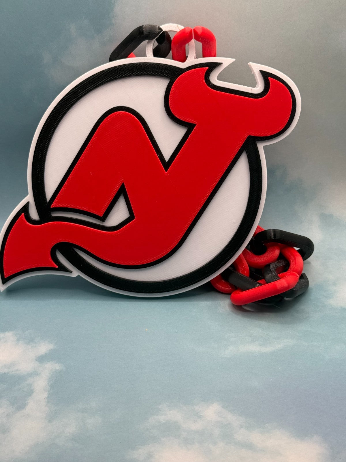 New Jersey Devils Oversized Necklace, Hype Chain