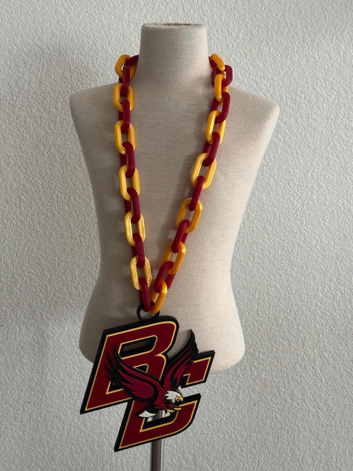 Boston College Eagles  Oversized Logo Necklace Handmade 3D Printed