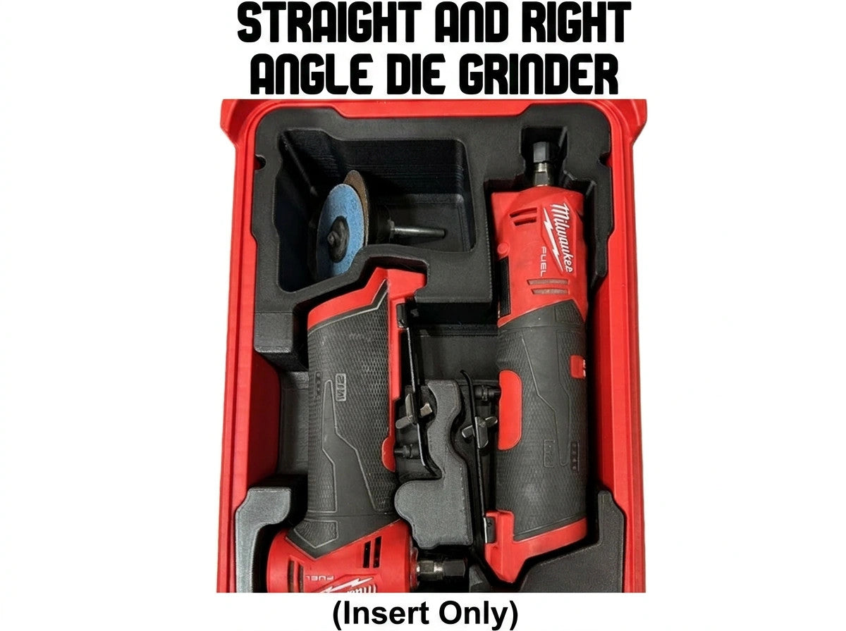 Fits Milwaukee M12 2485-20 / 2486-20 Die Grinder PACKOUT Insert (Insert Only)