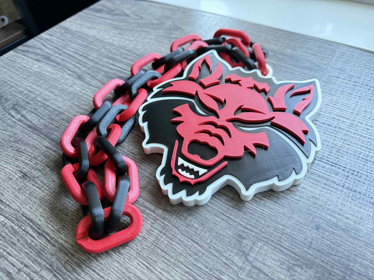 Arkansas State Red Wolves Oversized Necklace, Hype Chain
