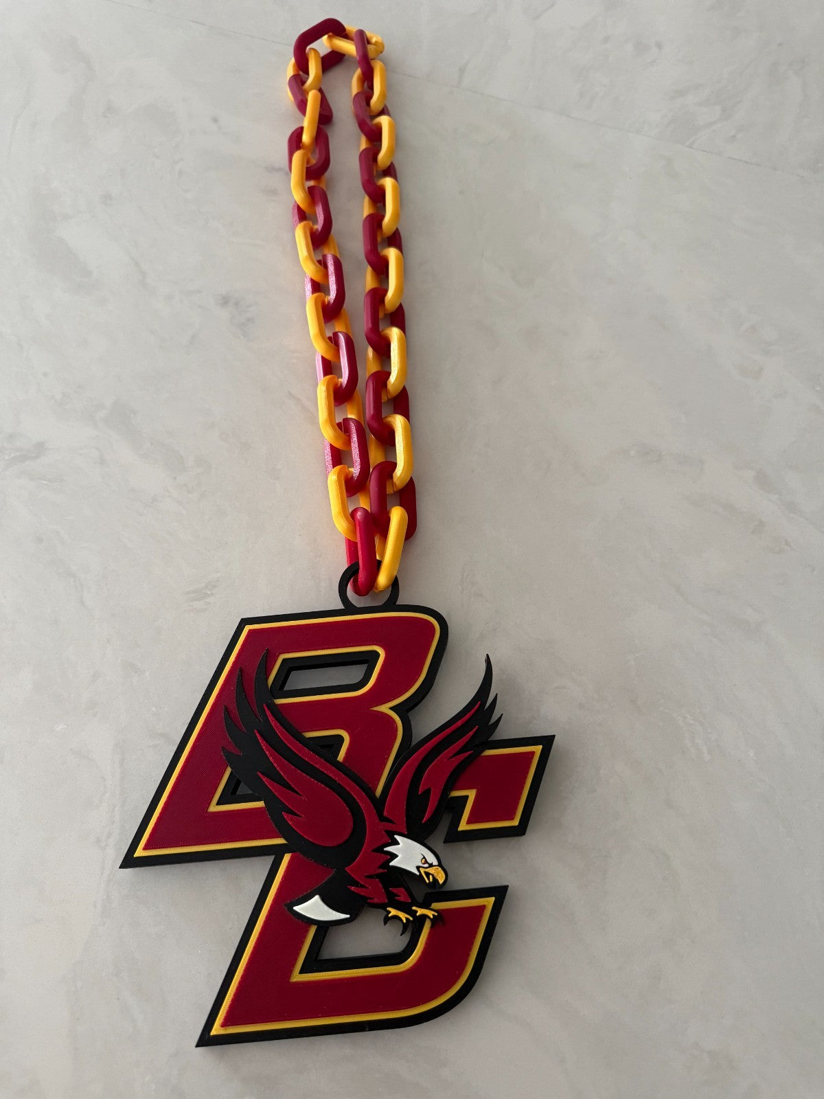 Boston College Eagles  Oversized Logo Necklace Handmade 3D Printed