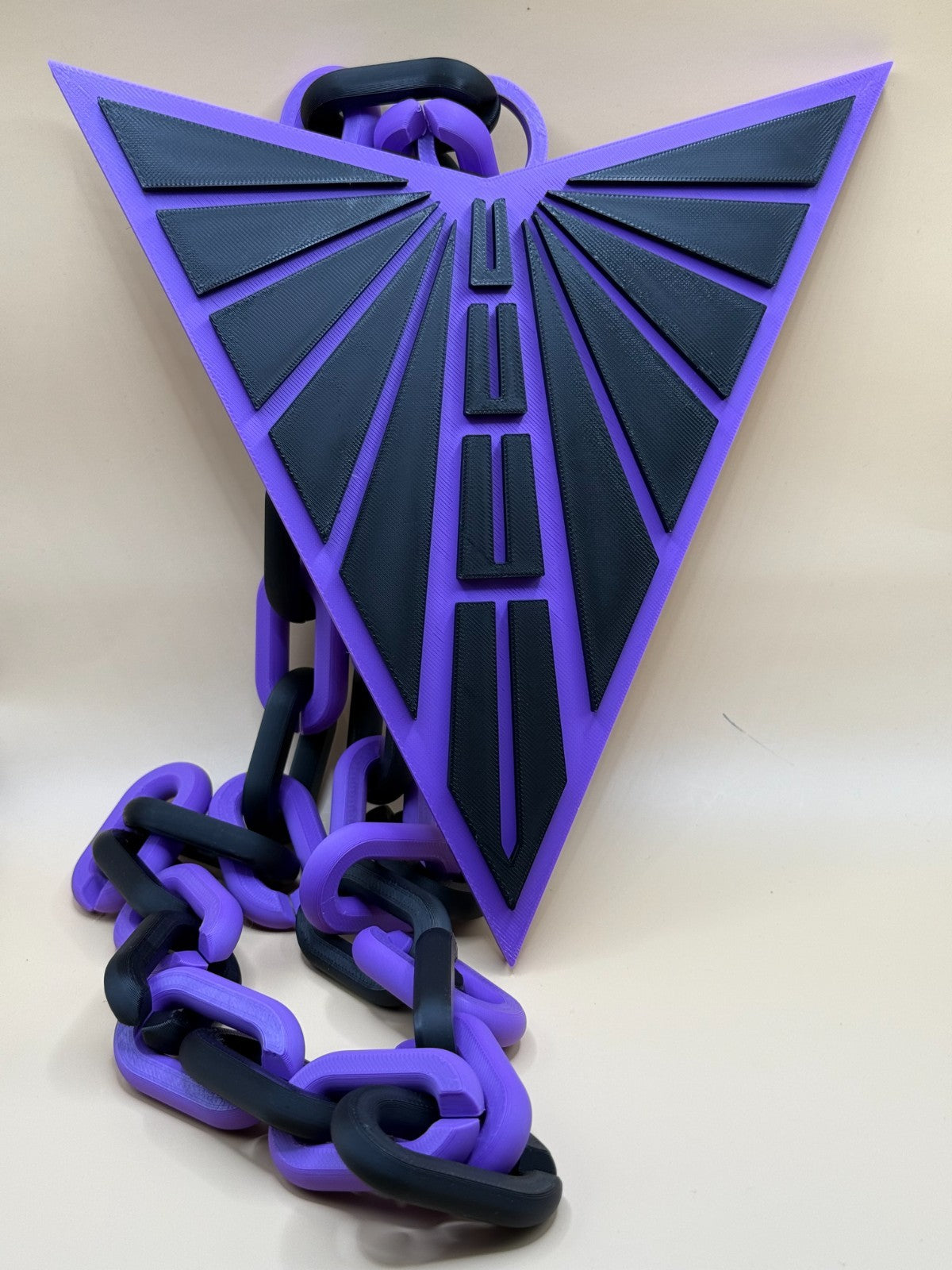 Golden State Valkyries Oversized Necklace, Hype Chain WNBA HandMade 3D Printed