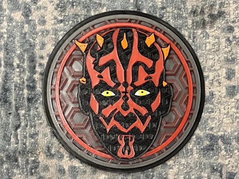 Star Wars Themed Wall Art Or Display 3D printed Dimensional Mosaic