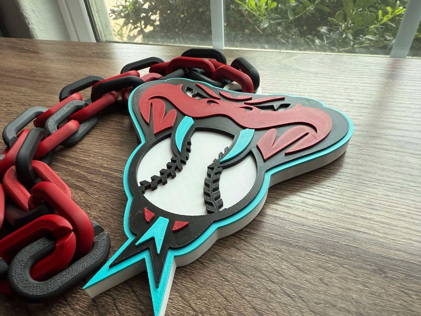 Arizona Diamondbacks Oversized Necklace, Hype Chain [Made to Order]