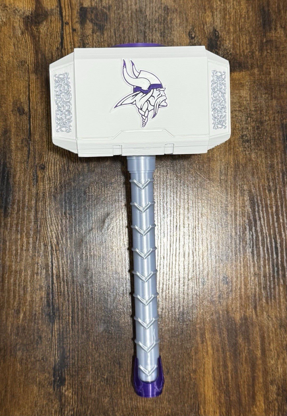 Minnesota Vikings Thor Hammer NFL INSPIRED Fan Gifts Man Cave Winter Warrior Alt