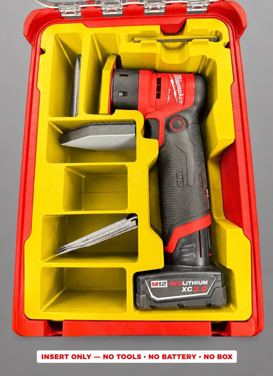 Milwaukee Packout Insert for M12 FUEL 12V Brushless Orbital Detail Sander