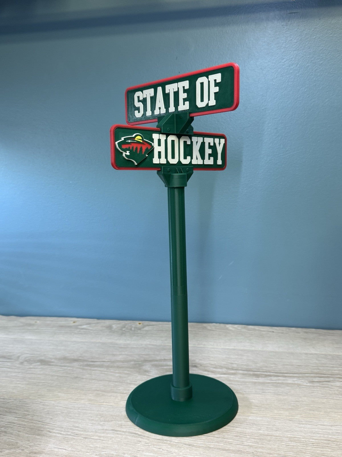 Minnesota Wild 15” Street Sign Office Decor Man Cave Fan Gift Memorabilia Decor
